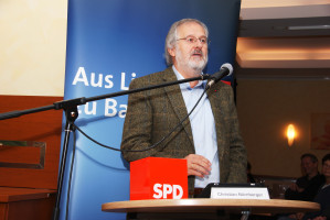 Christian bei der Rede