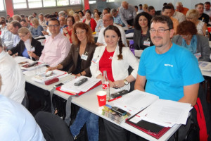 ein Blick auf die mittelfränkische Delegation - wir waren vollzählig!