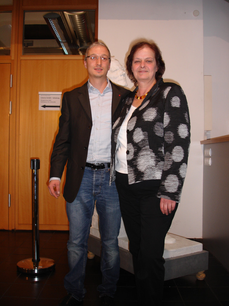 Angelika Weikert (MdL) und Jakob Brückner (Vorsitzender SPD Rückersdorf)